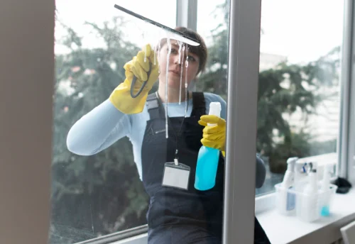 Nettoyage de vitres intérieures et extérieures à Saint-André-d'Huiriat